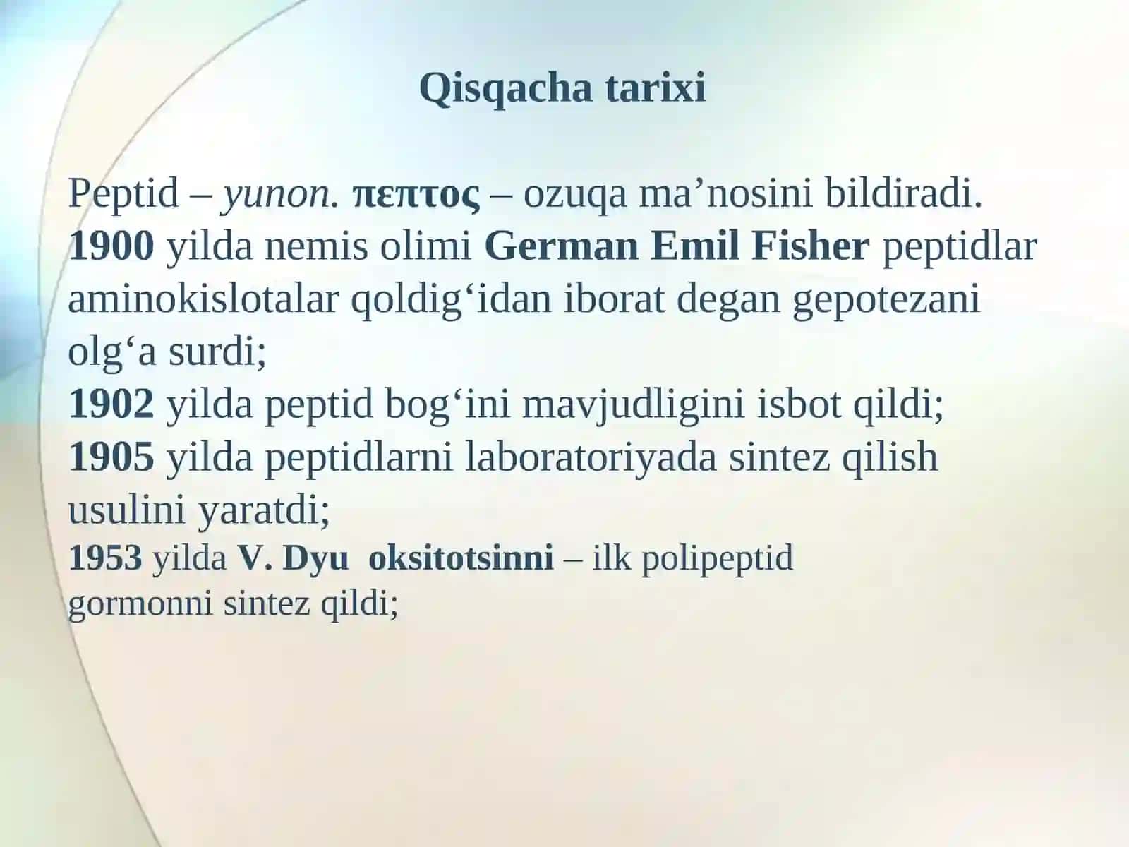 Peptidlar 4