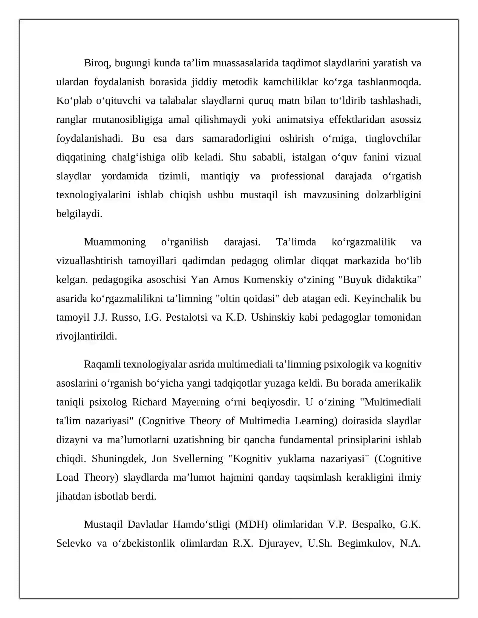 Istalgan bir mavzuni o‘rgatishga doir taqdimot slaydlarini yaratish 4