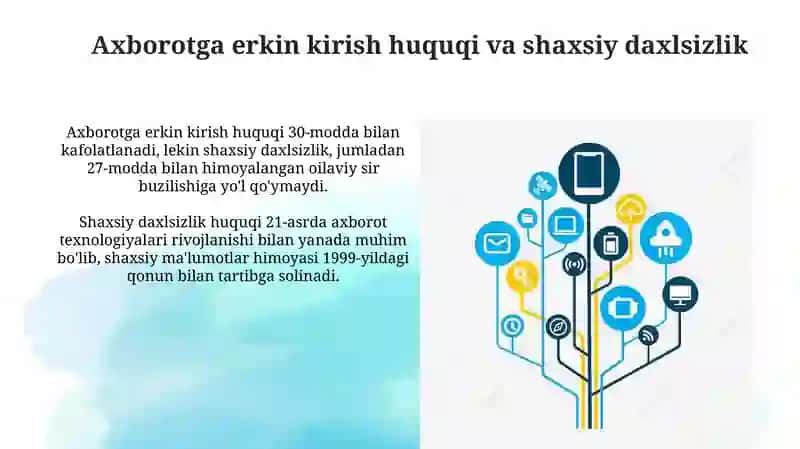 Media va axborot madaniyatining huquqiy asoslari 4