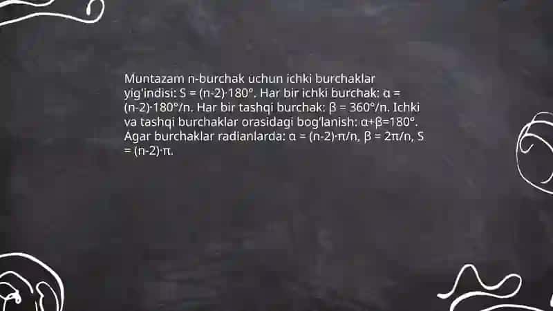 Tashqi va ichki radius ta'riflari 4