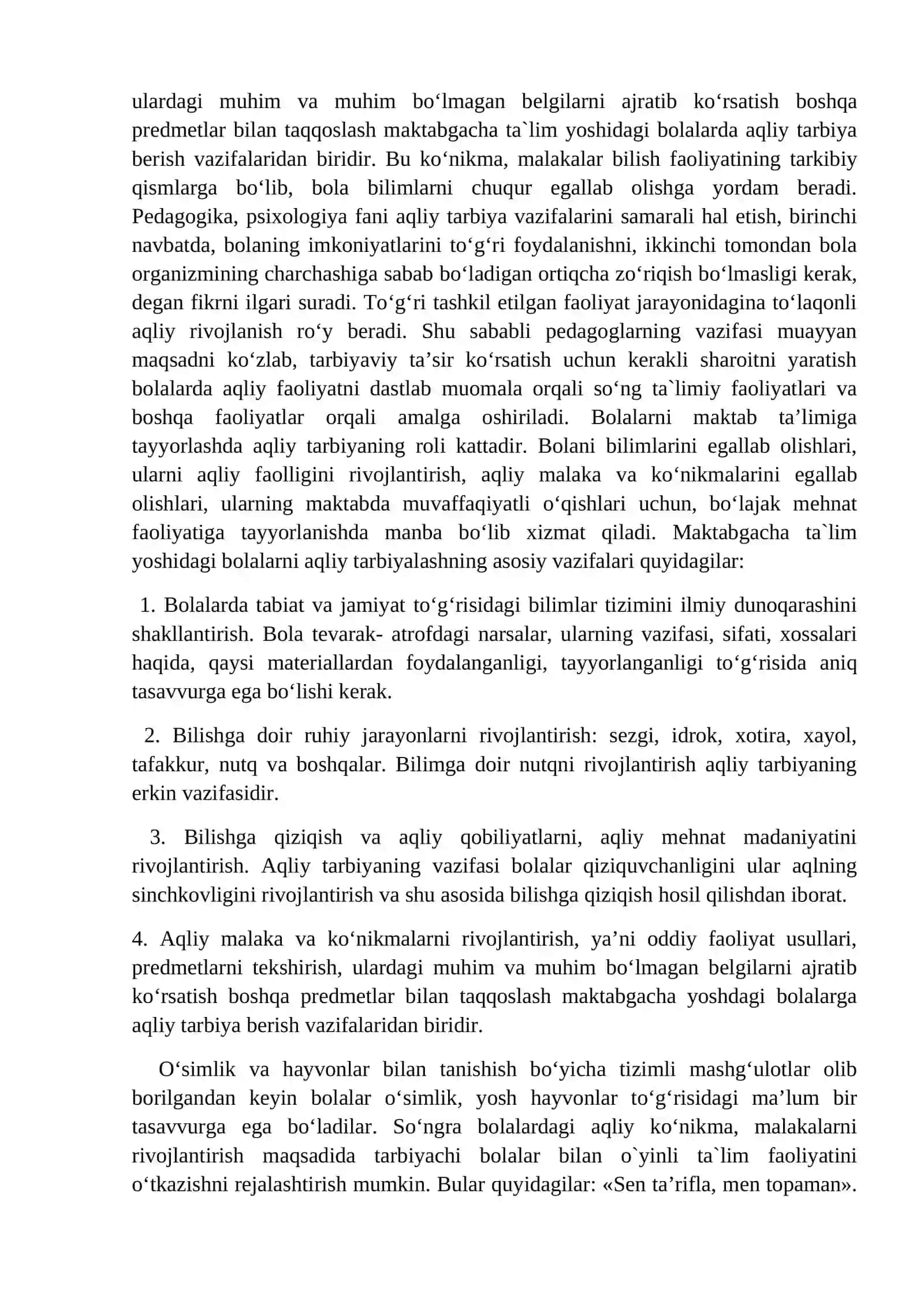 BOLALARNI MAKTAB TA’LIMIGA TAYYORLASH SHAKLLARI VA METODLARI 4
