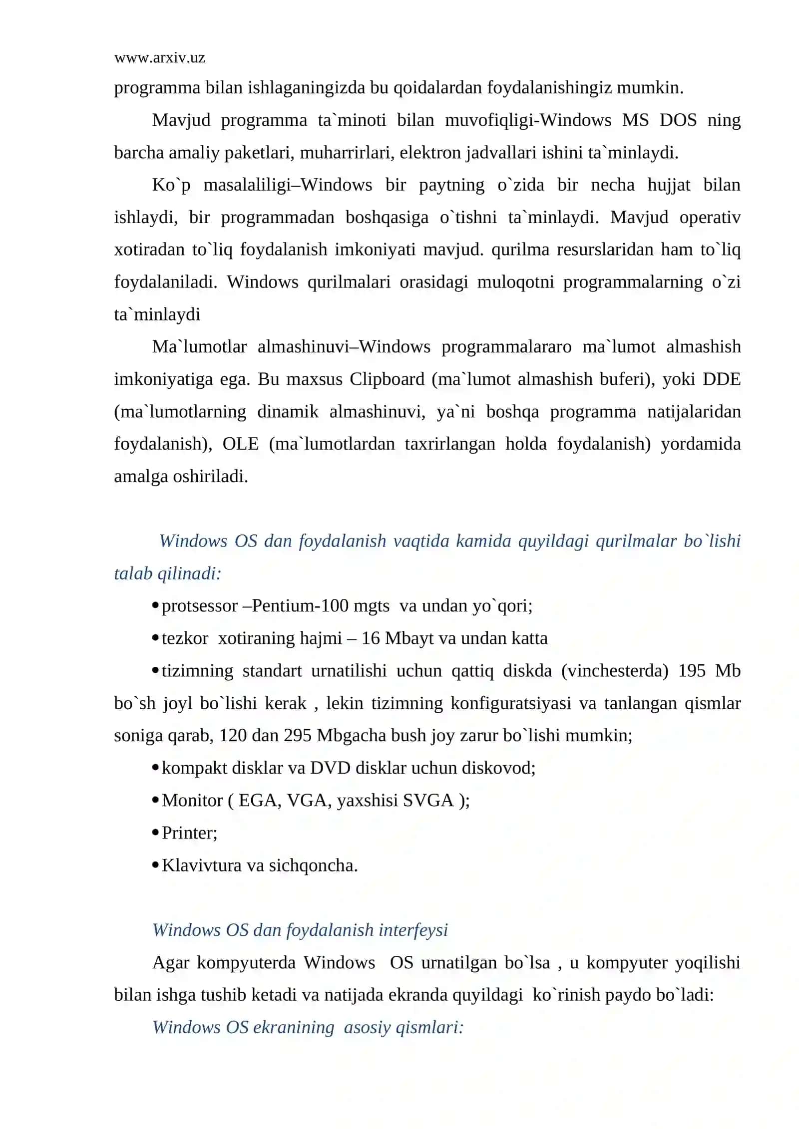 Operatsion sistemalar 4