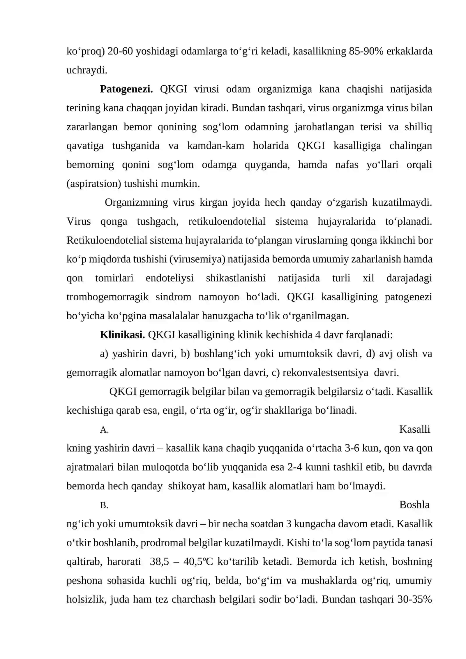 O‘ta xavfli infeksiyalarda (o‘lat, kuydirgi, Qrim-Kongo gemorragik isitmasi) hamshiralik ishi 4