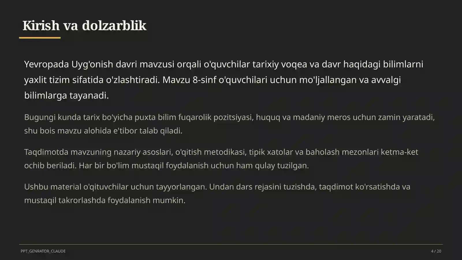 Yevropada Uyg'onish davri (8-sinf) 4