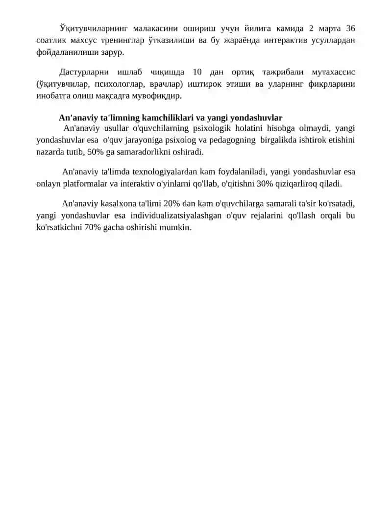 Shifoxonalarda uzoq davolanuvchi maktab o'quvchilari ta'limi - yangi ta'limiy amaliyot sifatida 4