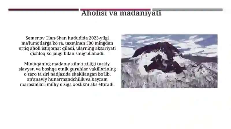 Semenov Tian-Shan haqida tadqiqotlar 4