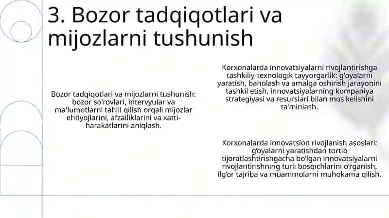 Korxonalarda Yangiliklarni Ishlab Chiqishni Tashkiliy-Texnologik Tayyorlash Asoslari 4