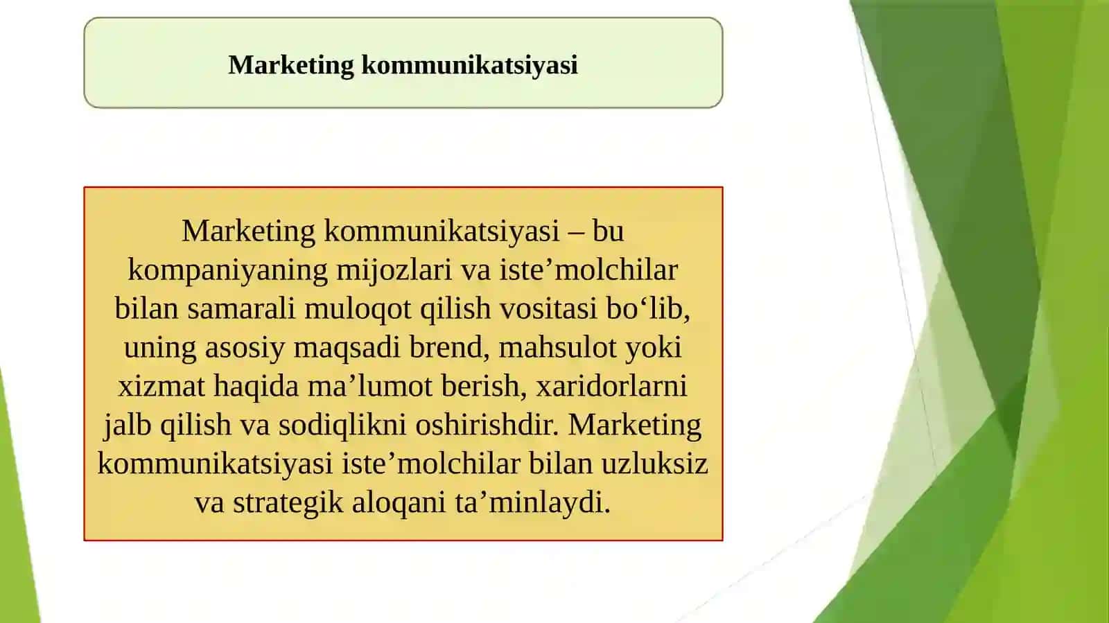 Marketingkommunikatsiyasivauningasosiybosqichlari 4