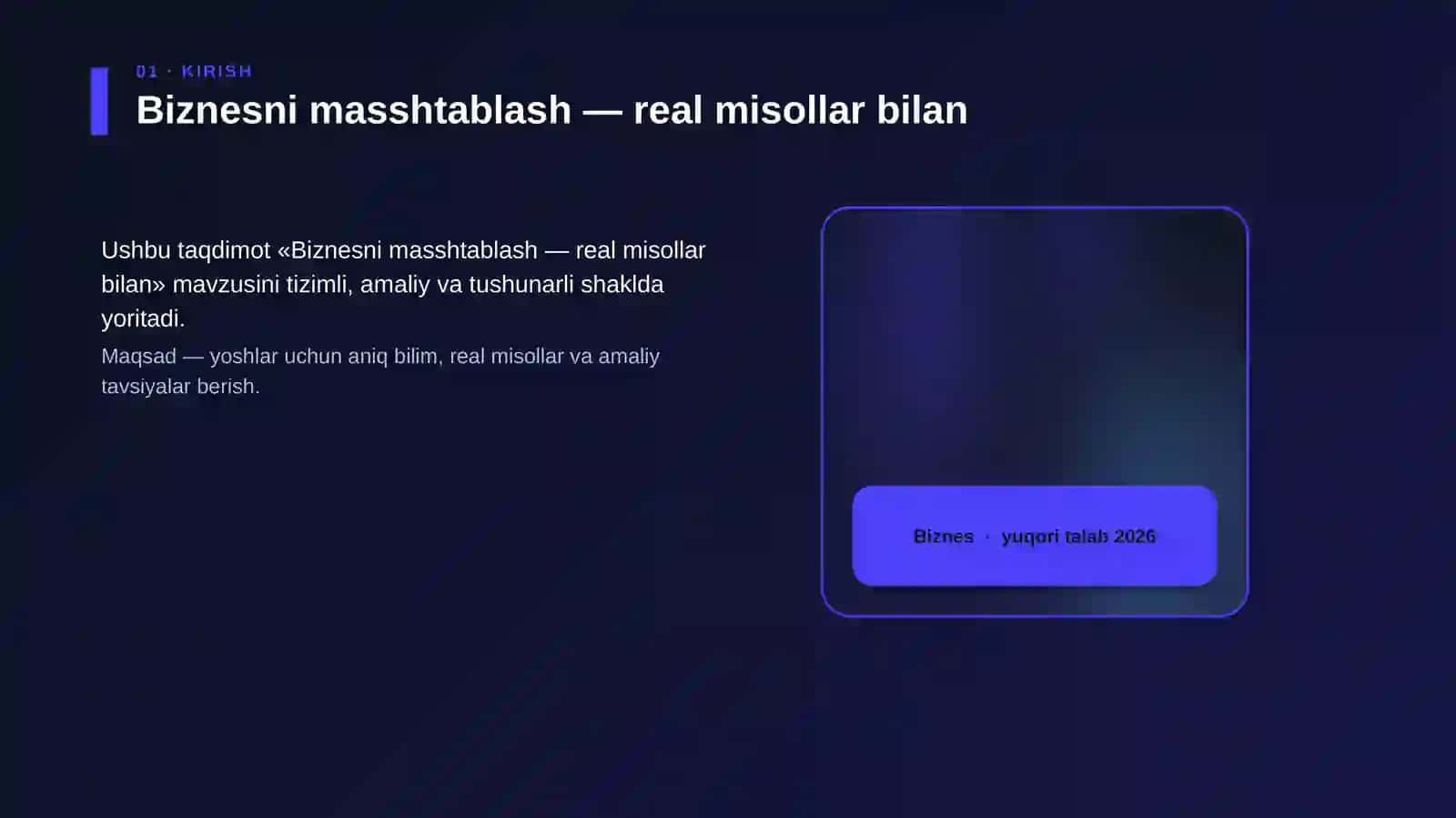 Biznesni masshtablash — real misollar bilan 4