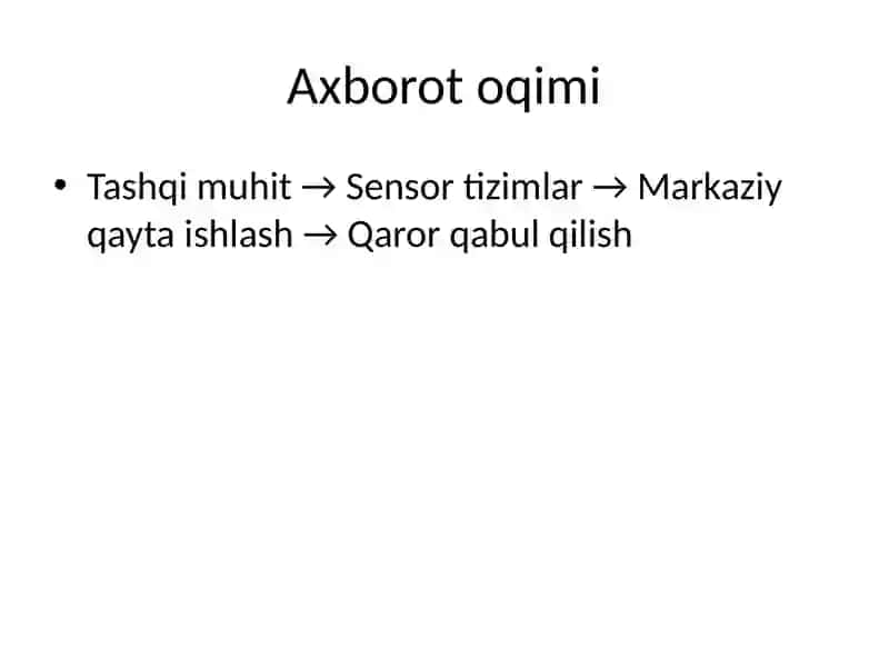Operatorning axborotlarni qabul qilishi 4
