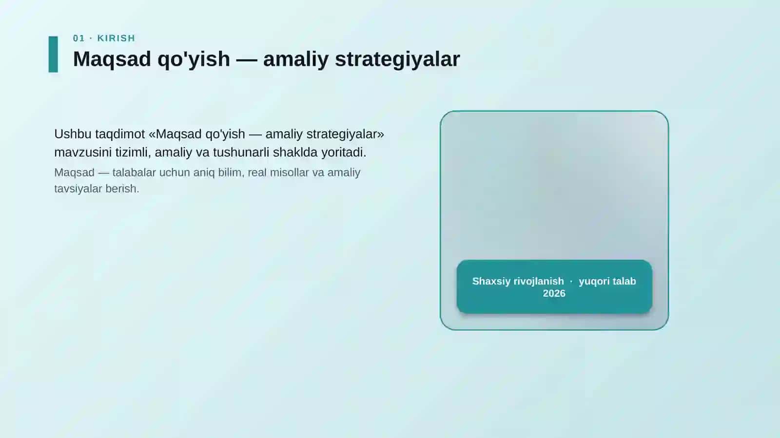 Maqsad qo'yish — amaliy strategiyalar 4