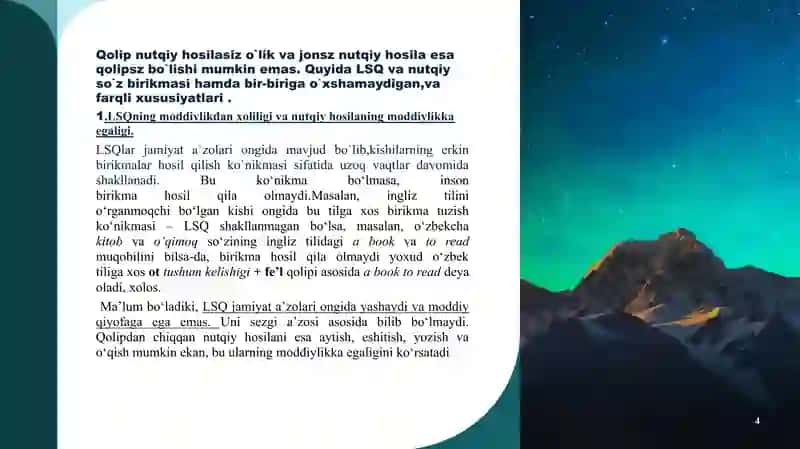 Lisoniy sintaktik qolip 4