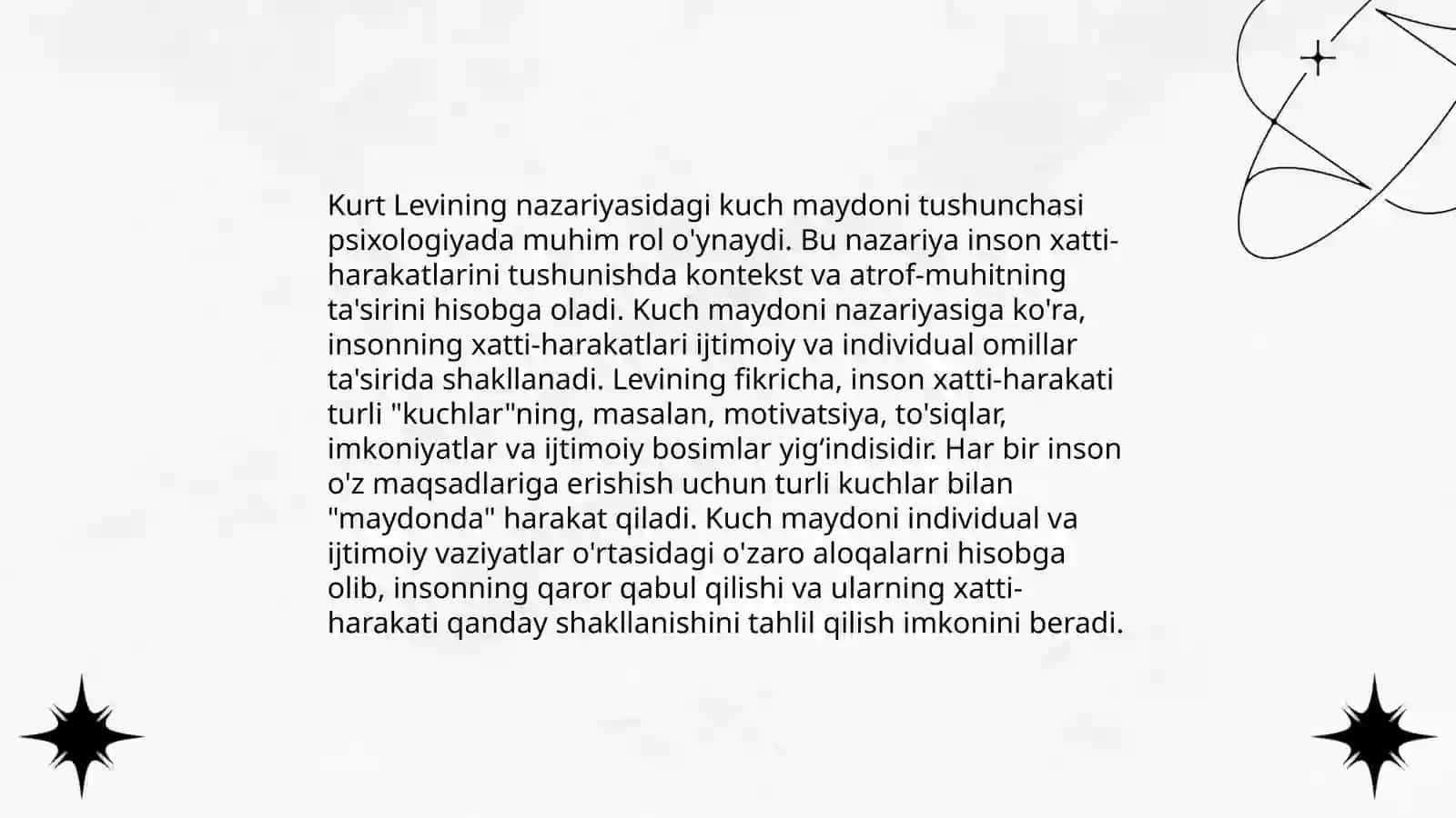 K.Levining maydon nazaryasi 4