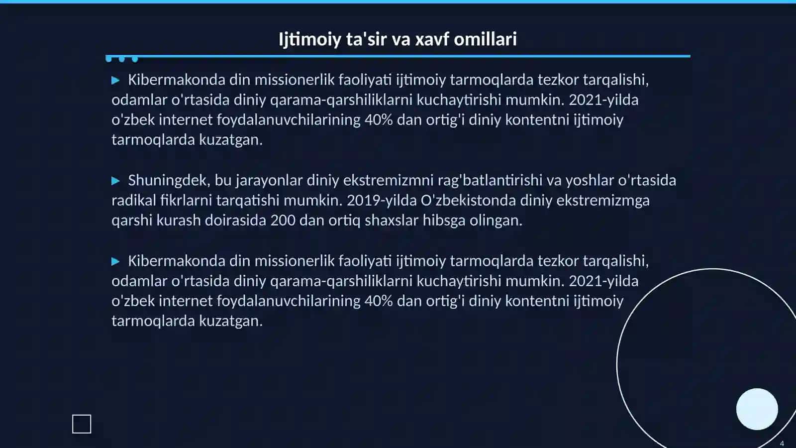Kibermakonda din missionerlik va prozeletizmning ijtimoiy-siyosiy xavfi 4