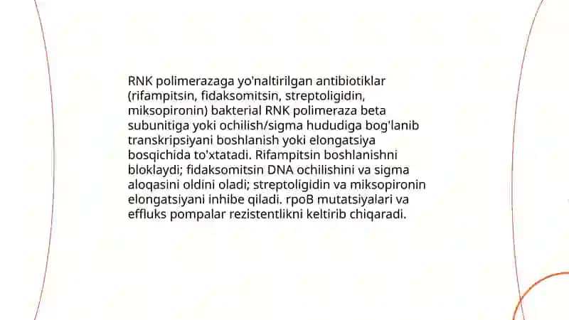 GERBITSITLAR ANTIBIYOTIKLAR NUKLEITLAR ALMASHINUVI 4