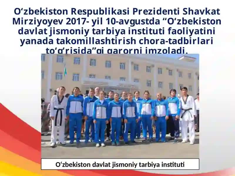 O‘zbekiston Respublikasida jismoniy tarbiya va sportning rivojlanishi 4