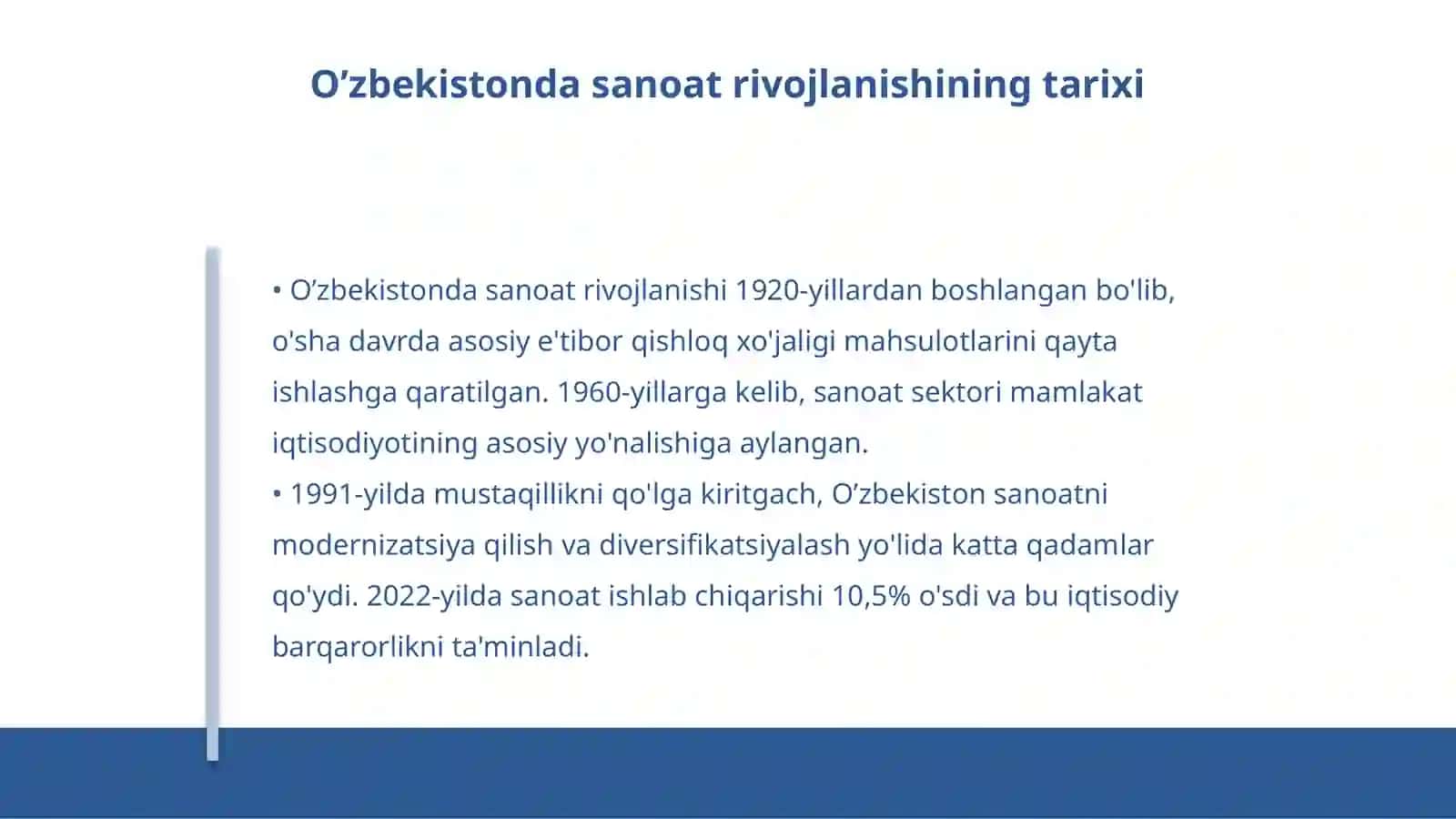 Sanoat siyosati va sanoat rivojlanishining ijtimoiy iqtisodiy muommolari 4