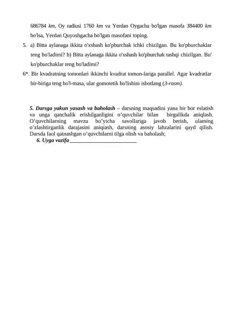 9-sinf geometriya2-chorak dars ishlanmalar 4