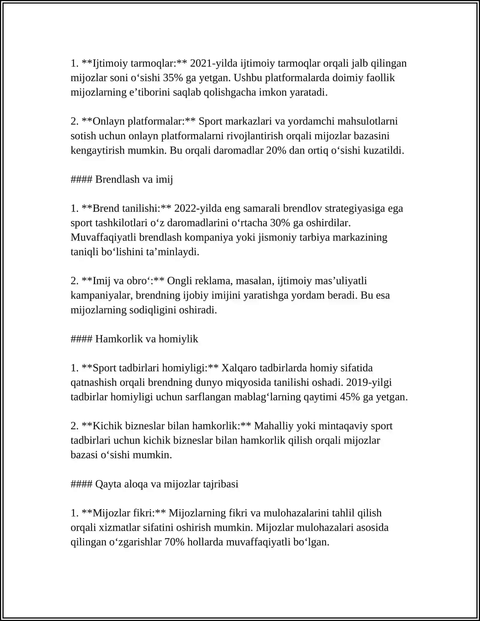 Jismoniy tarbiya va sportda marketing strategiyalari 4