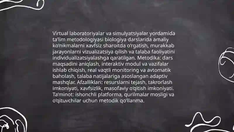 Biologiya darslarida noan’anaviy usularni qo‘llash metodologiyasi 4