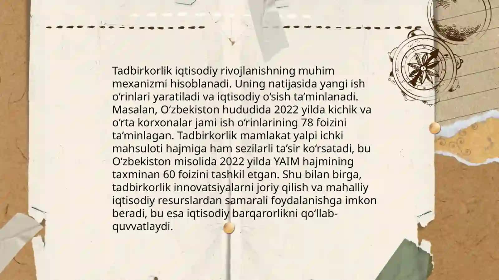 Tadbirkorlik faoliyati va uning tashabbusi 4
