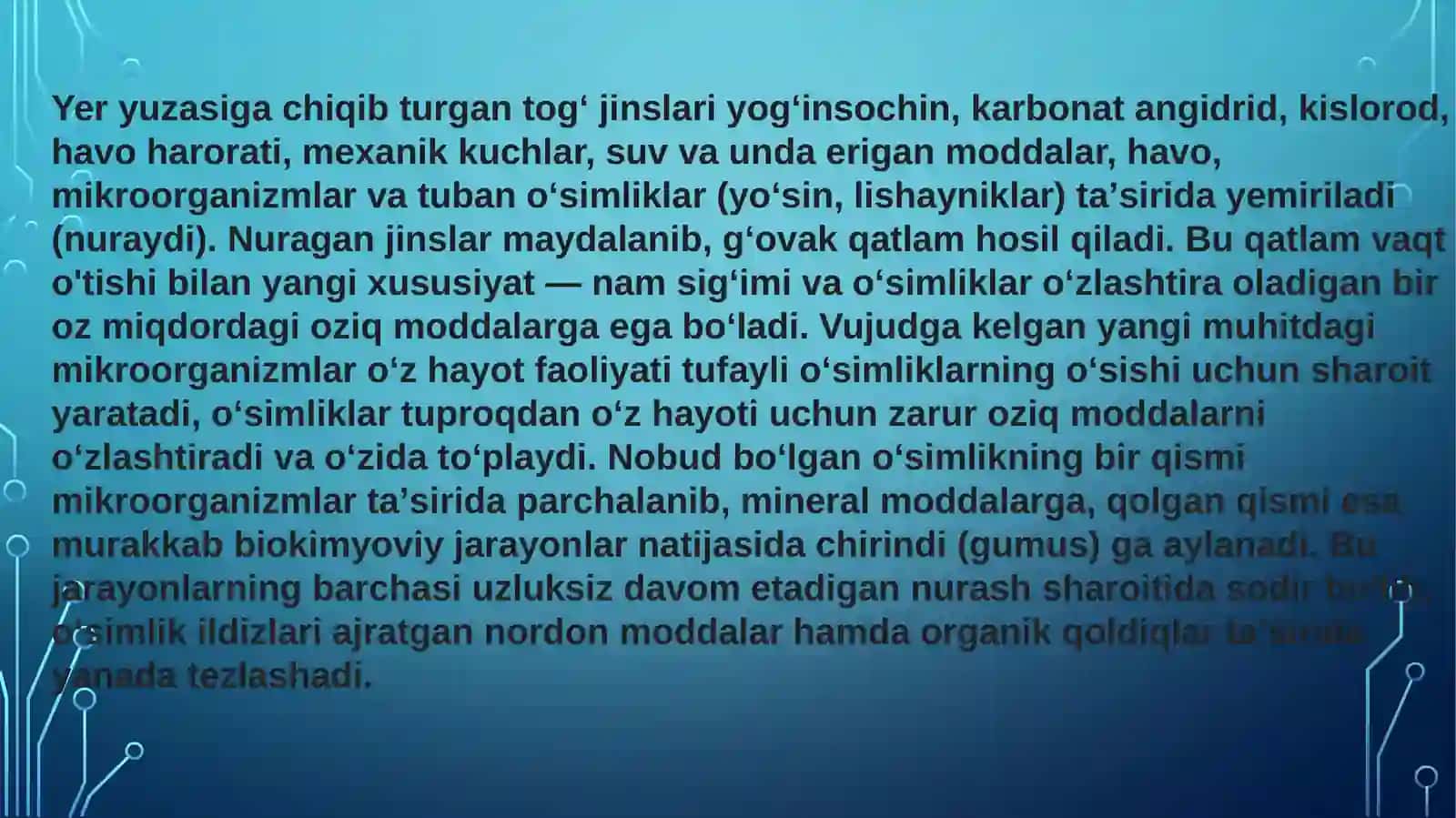 Tuproq g’ovakligini hisoblash  usullarini  o’rganish 4