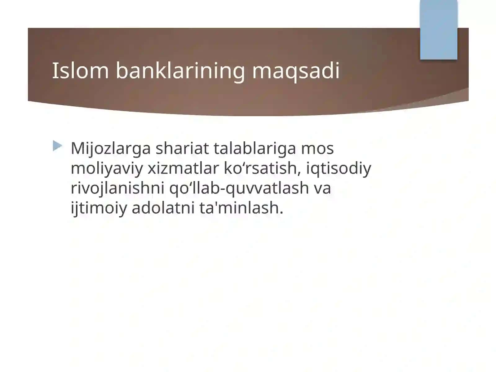 Islombankining o‘zigaxos xususiyatlari 4