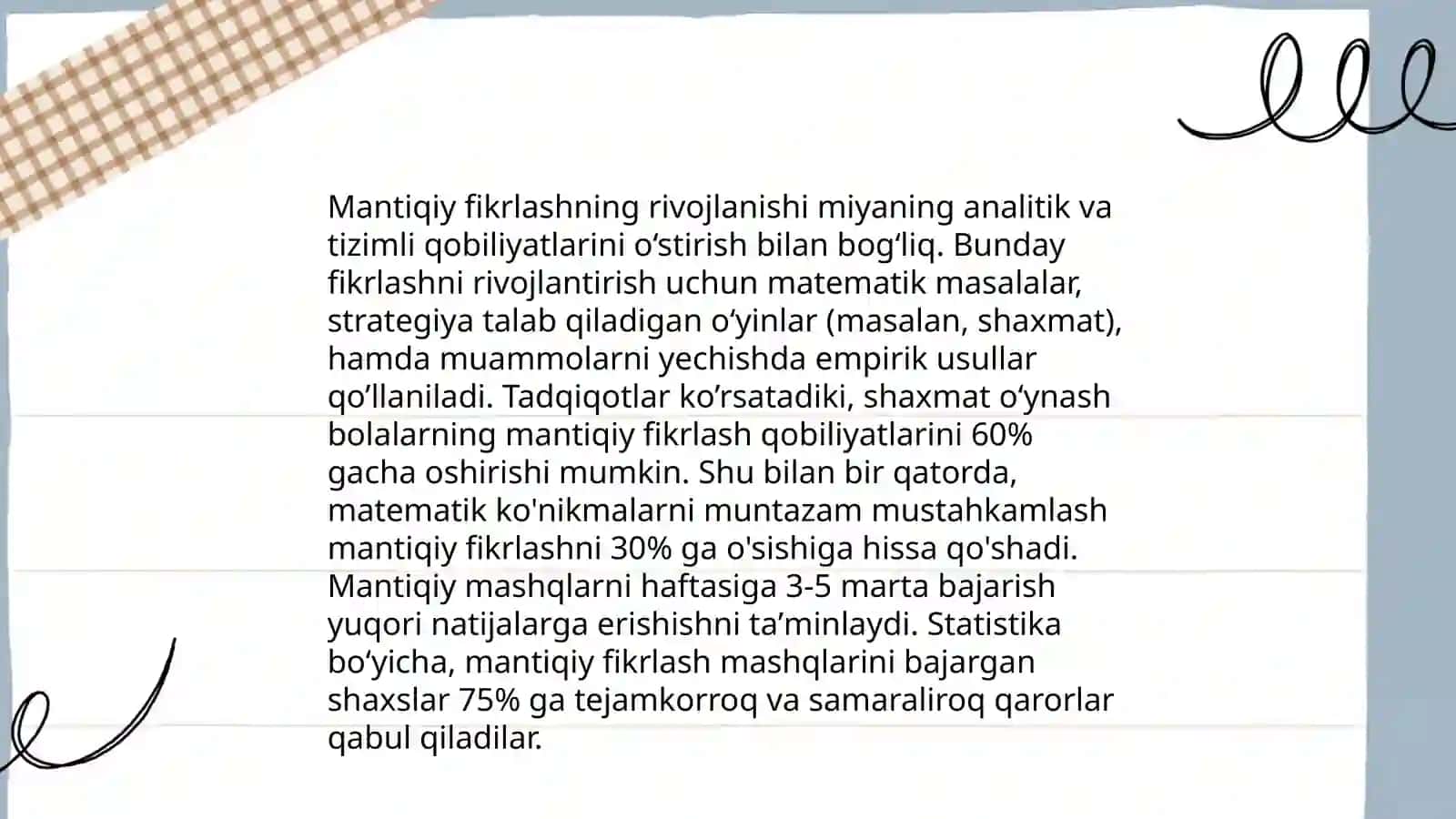 Boshlanĝich sinf matematika darslarida mantiqiy fikrlashni rivojlantirish fanining didaktik tamoyillari 4