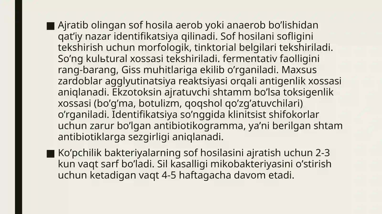Aerob va anaerob baktеriyalarni sof holda ajratib olish usullari 4