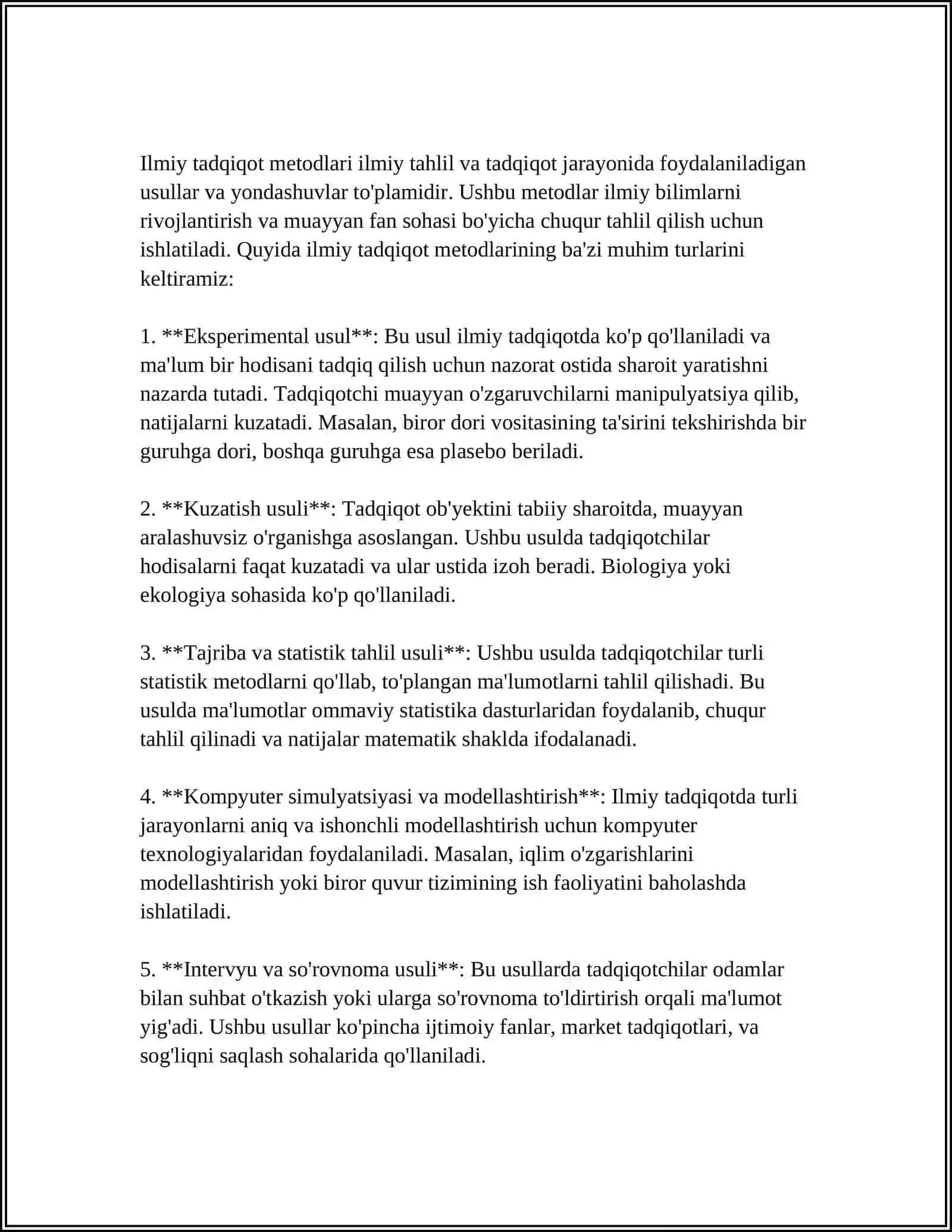 PEDAGOGIKA ILMIY TADQIQOT METODLARI 4
