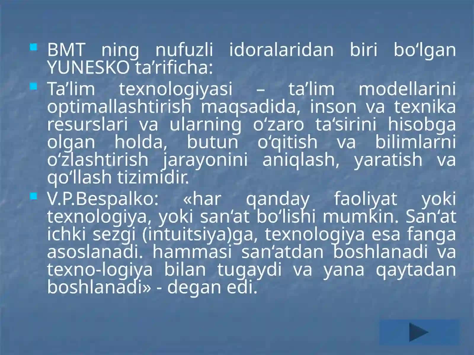 Pedagogik texnologiyaning mazmuni va interaktiv metodlari 4