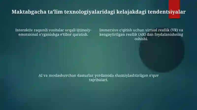 Maktabgacha ta'limda maktabgacha xususiy texnologiyasiga zamonaviy yondashuvlar 4