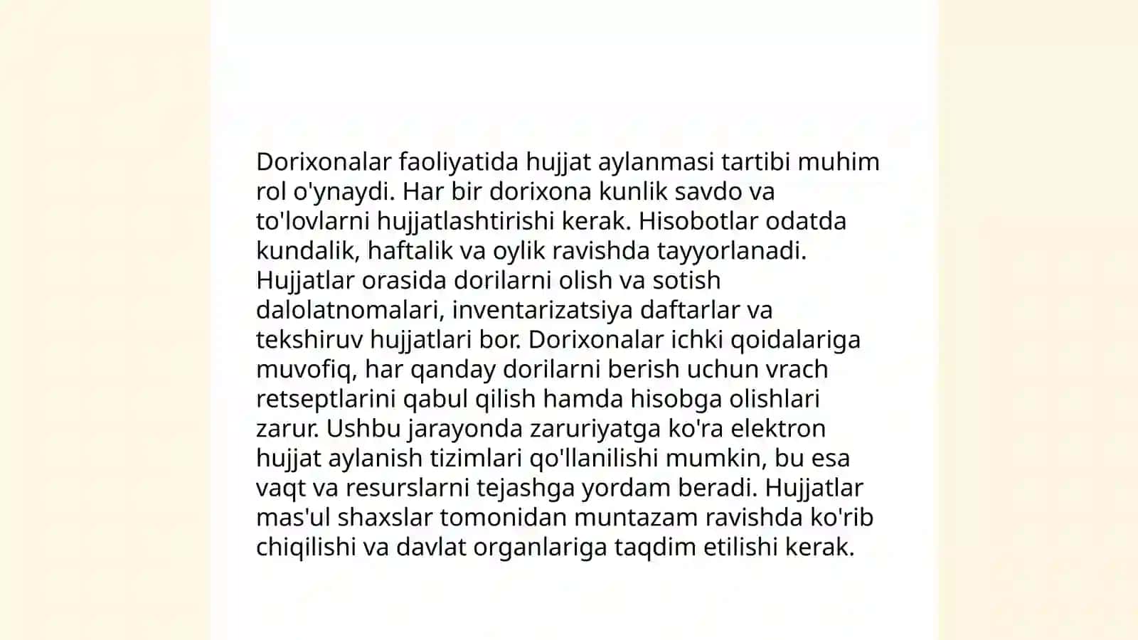 Hujjat aylanmasining mohiyati va xususiyatlari 4