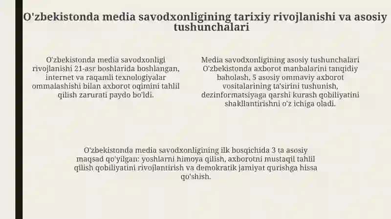 Xalqaro media savodxonligi tajribasi 4