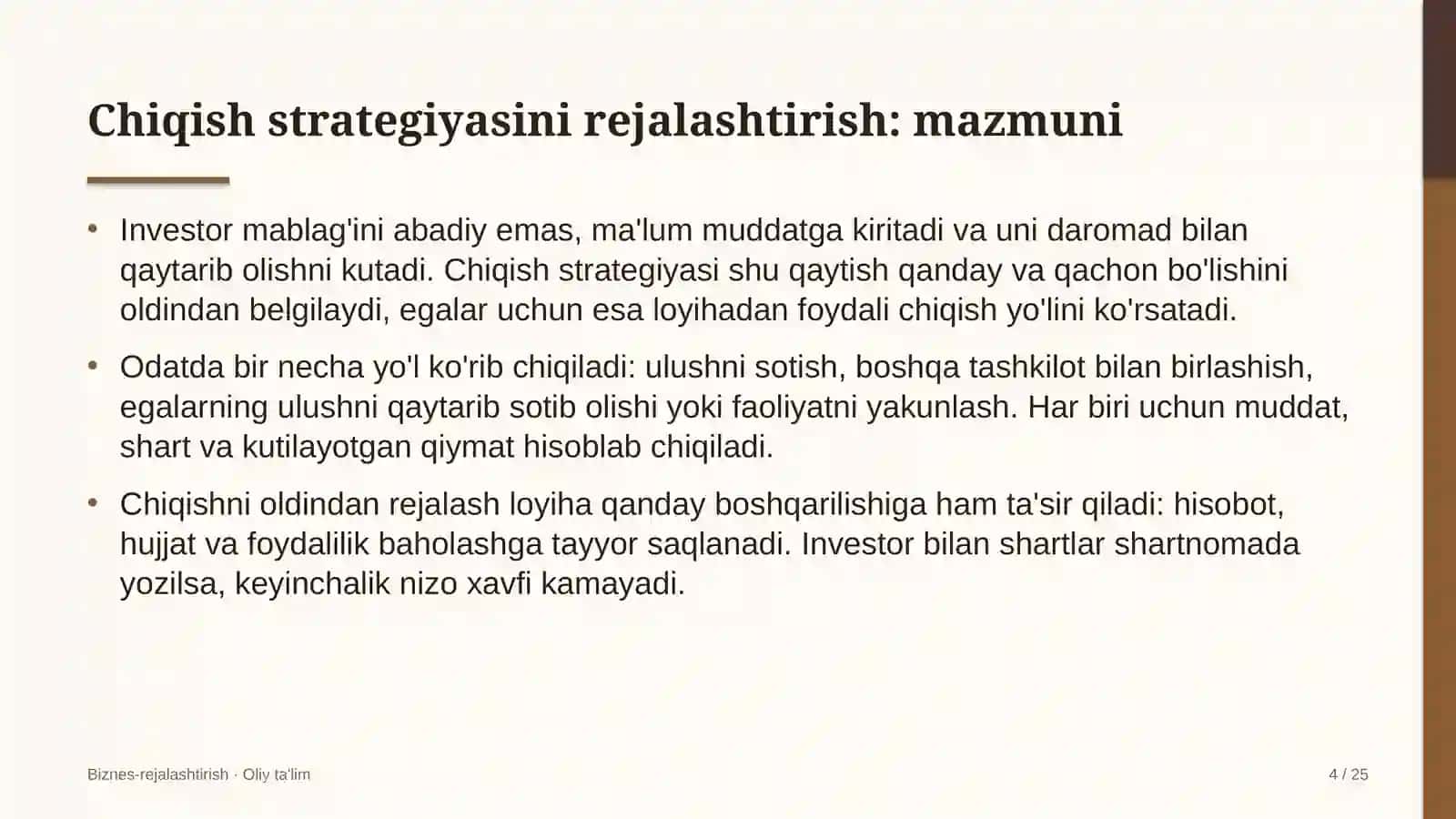 neft kimyo sanoatida chiqish strategiyasini rejalashtirish 5444 4