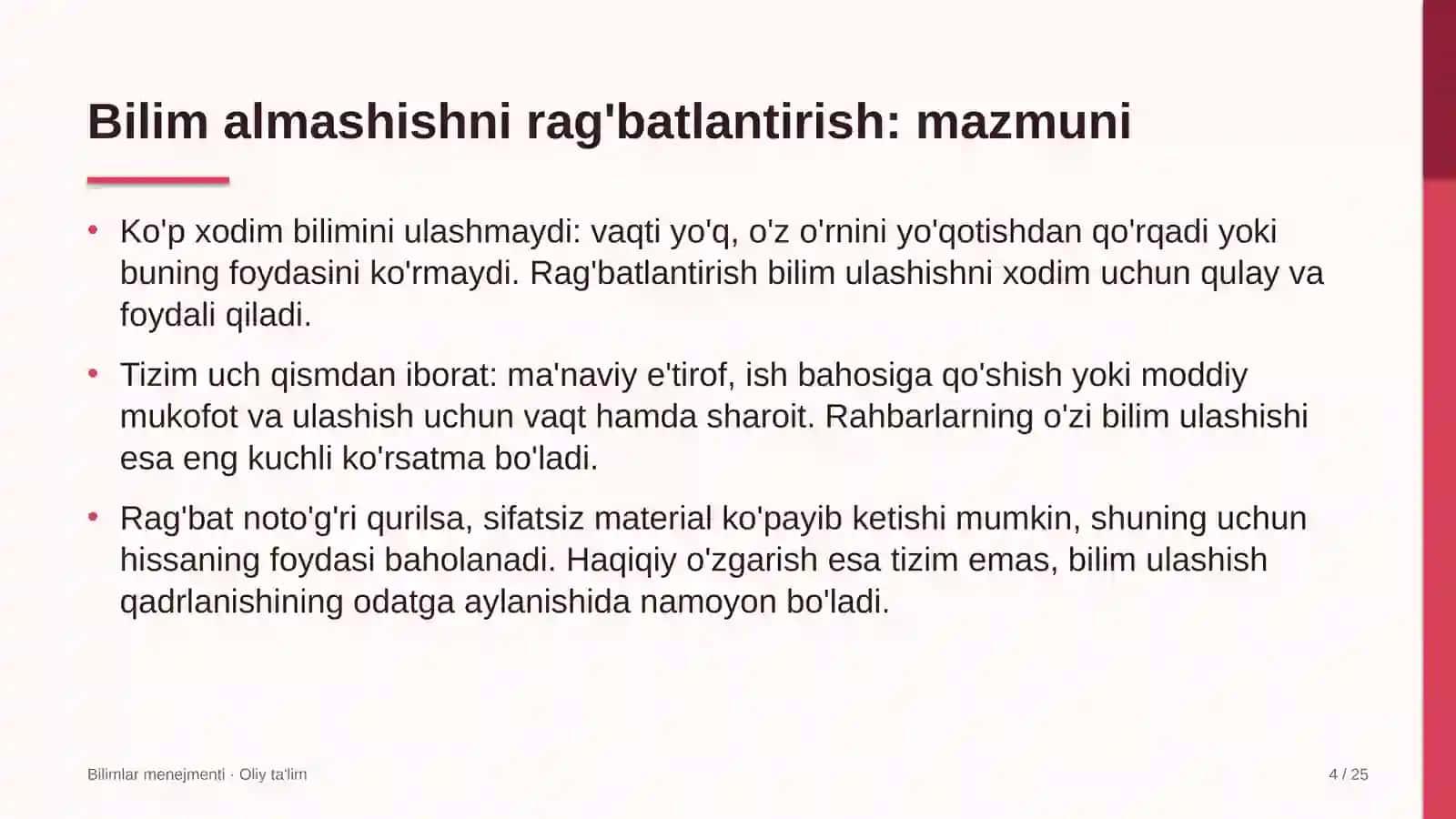 Kichik gidroelektr stansiyalarida bilim almashishni rag'batlantirish 4
