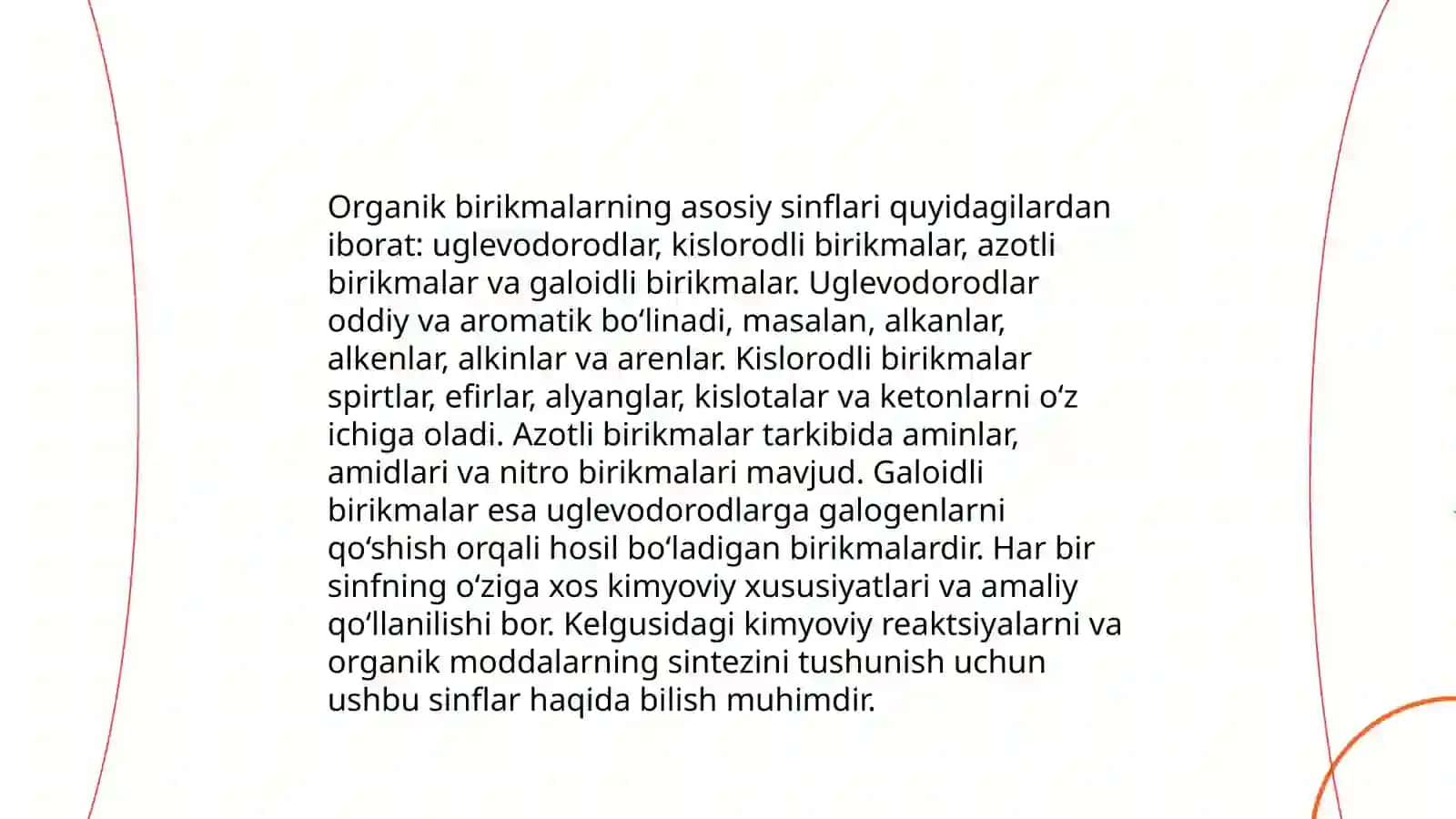 Organik kimyo asoslari 4