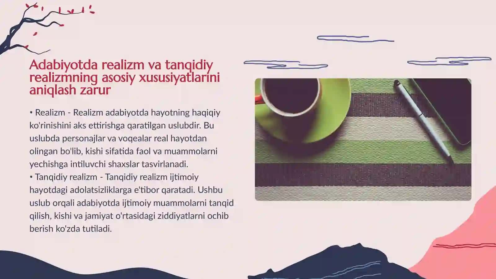 Realizm va tanqidiy realizma dabiyotda 4