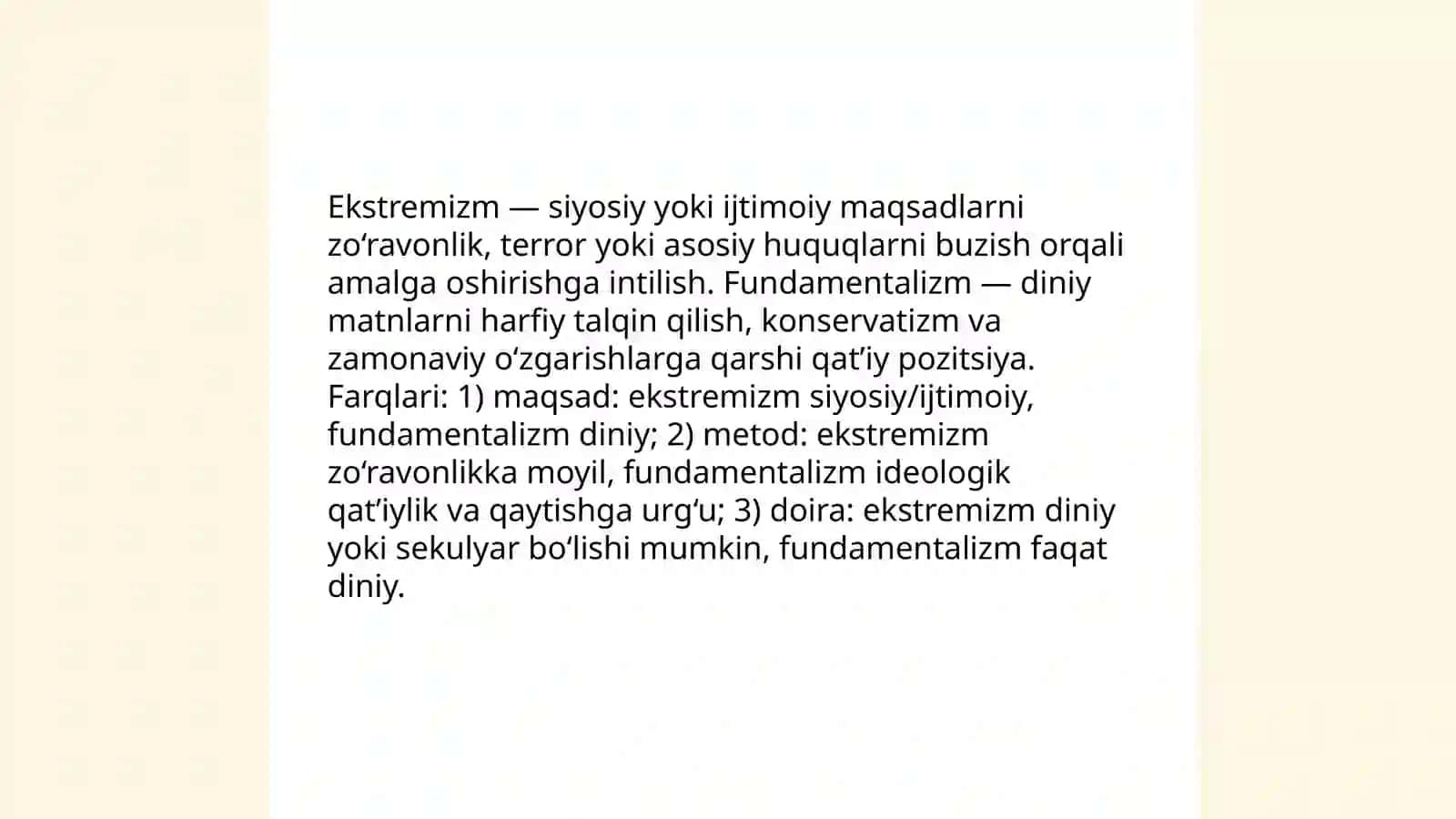 Diniy xanafizm ekstremizm fundamentalizm va terrorizmning tarixi va ularning hozirgi davrda xavfsizlikka taʼsiri 4