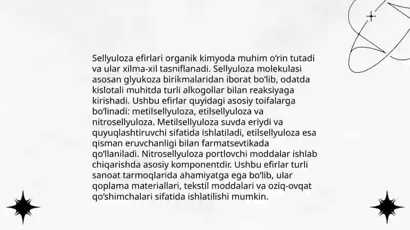 Sellyuloza efirlari 4