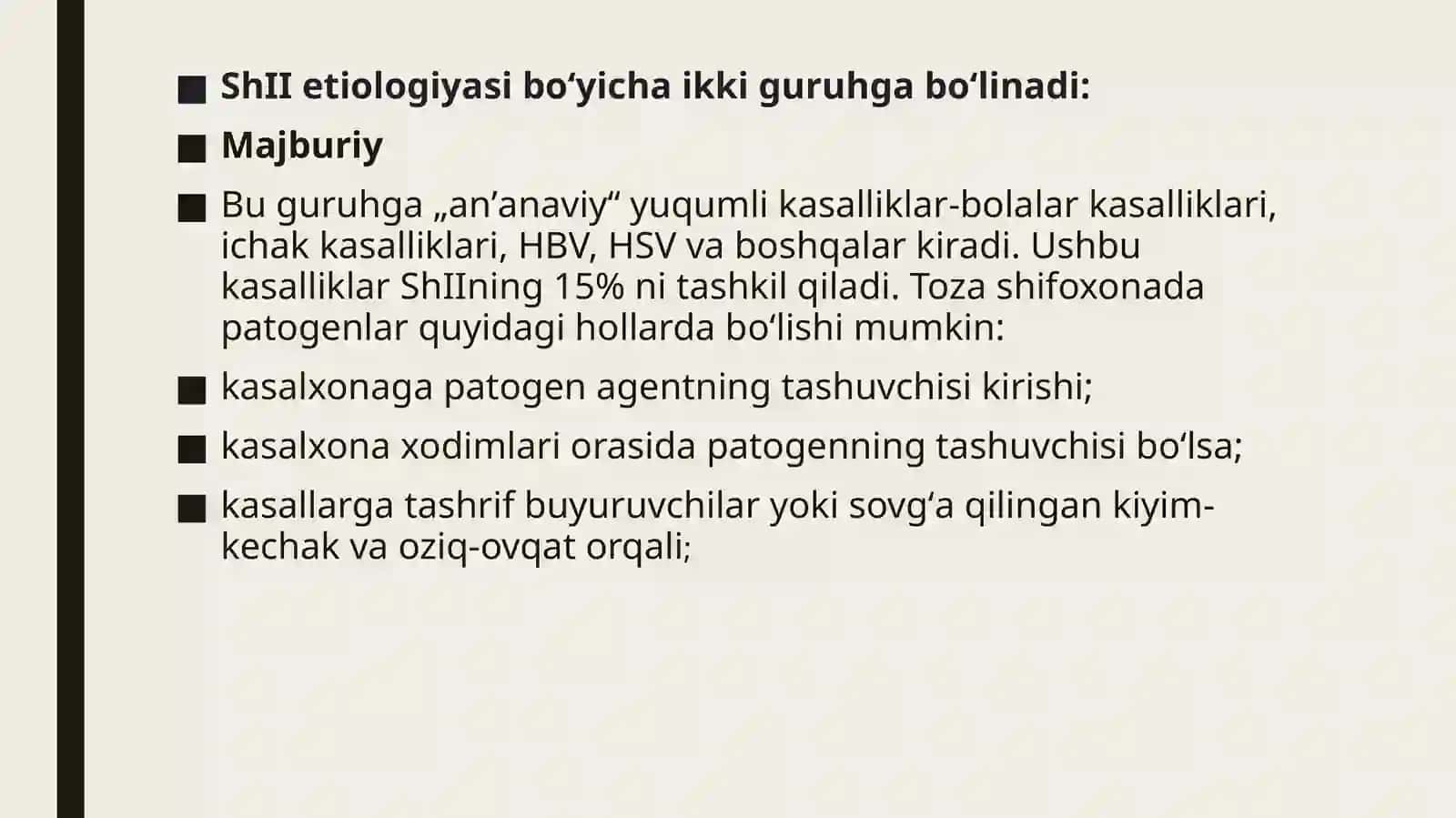 Kasalxona ichki infeksiyalar 4