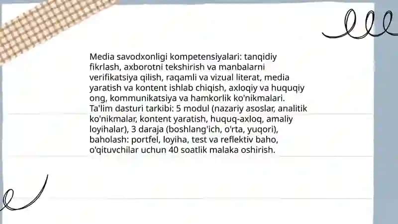 Media madaniyat va innovatsion pedagogika 4