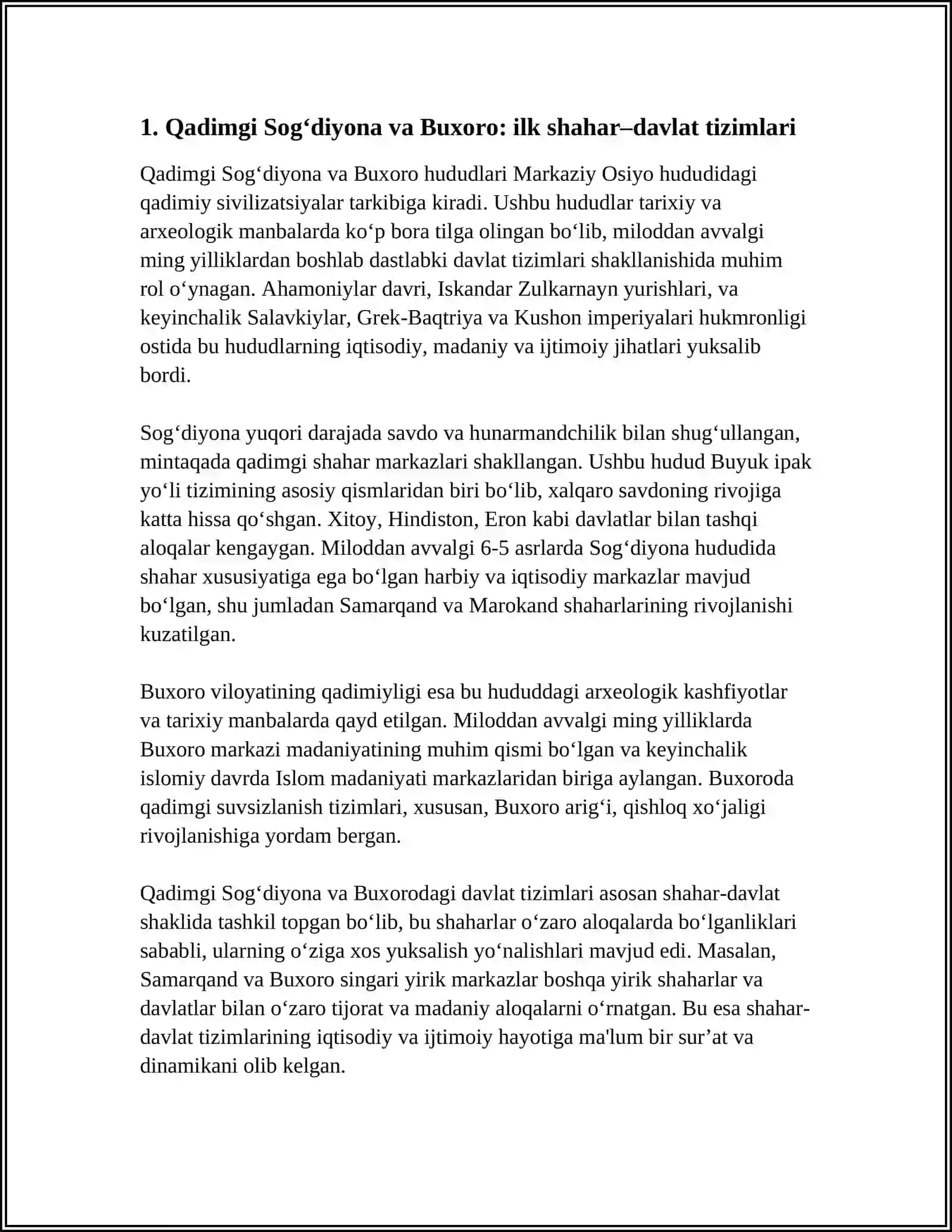 O'ZBEK DAVLATCHILIGINING TARIXIY BOSQICHLARI 4