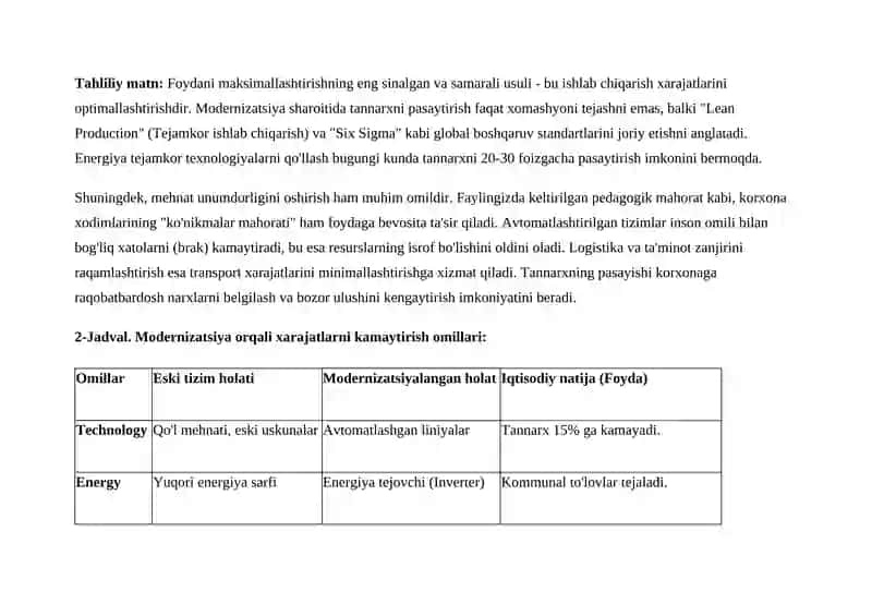 Modernizatsiya sharoitida Foyda kategoriyasining nazariy va tarixiy asoslari 4