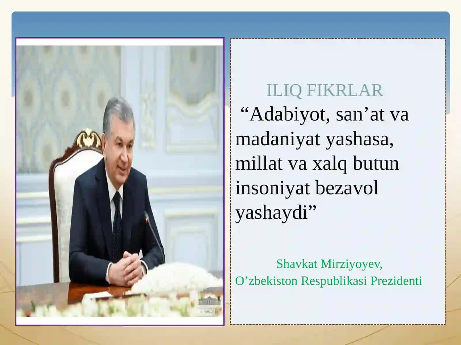 O’ljasSulaymonovning hayoti va ijodi 4