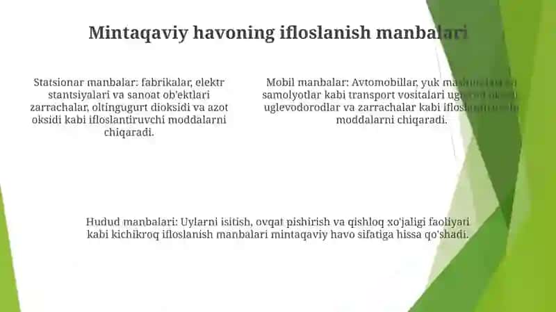 Havoning Mahalliy Va Mintaqaviy Ifloslanishi 4