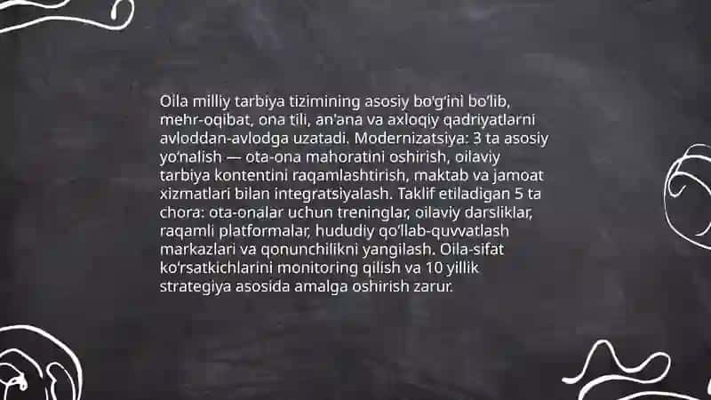 Milliy tarbiyaviy qadriyatlarni tiklash va zamonaviylashtirish 4