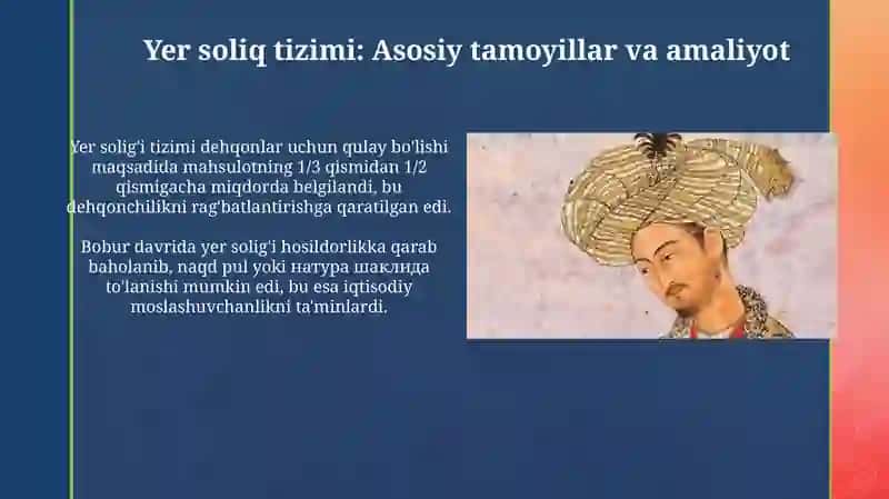 Bobur davri iqtisodiyoti 4