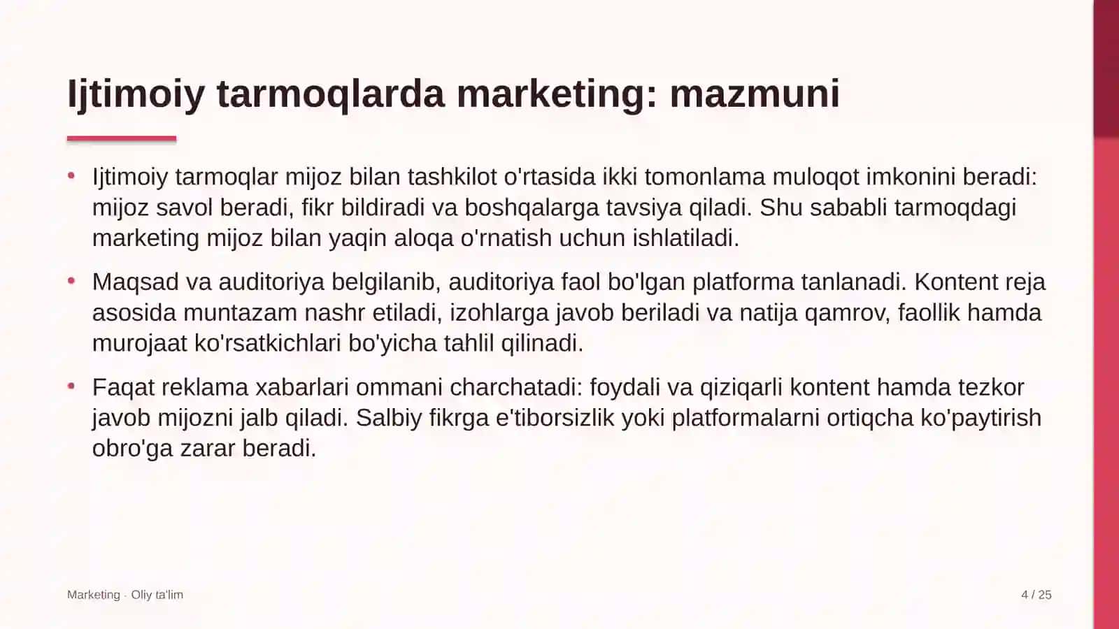 Aeroportlarda ijtimoiy tarmoqlarda marketing 4