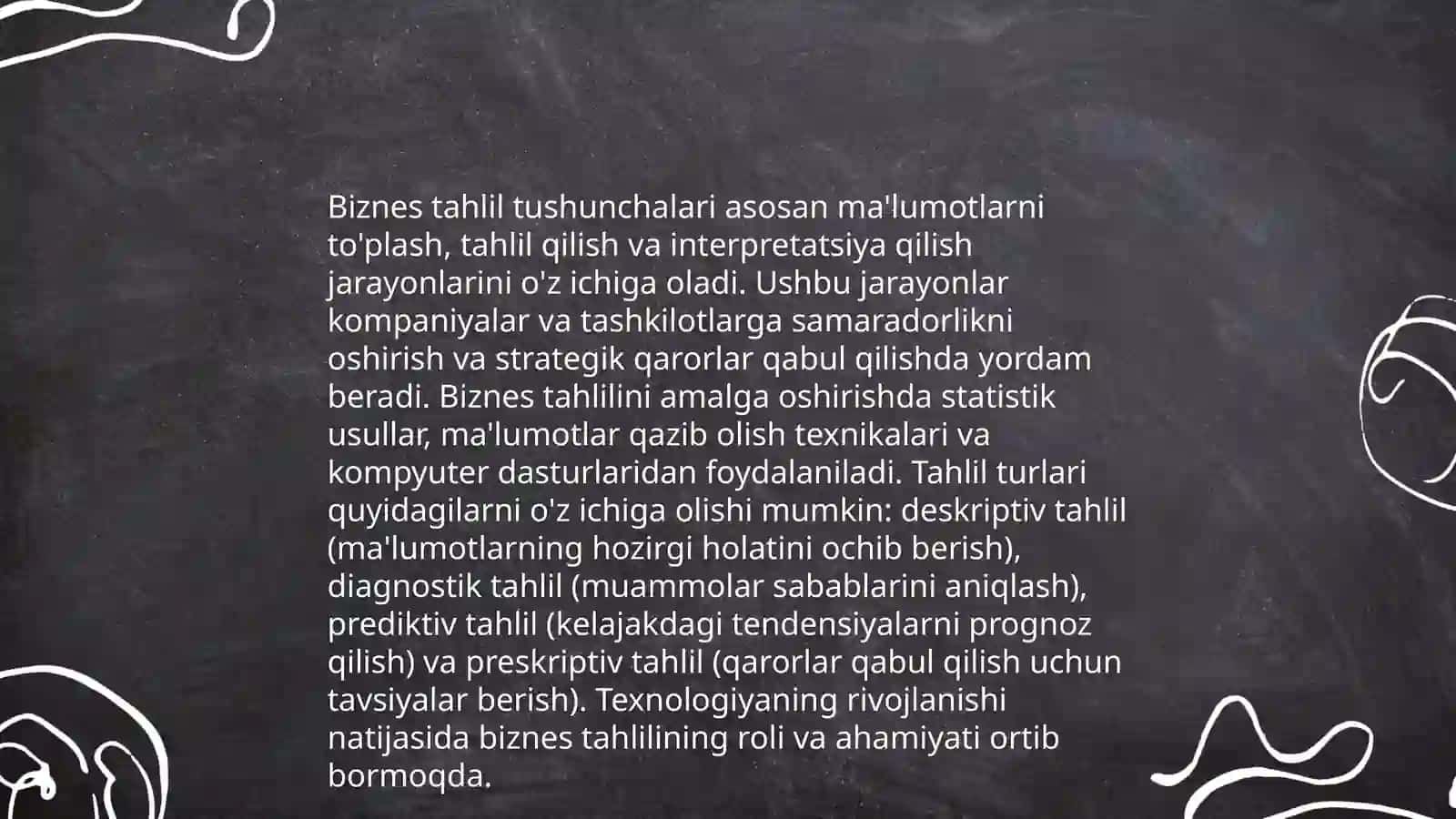 Biznes tahlil va uning usullari 4